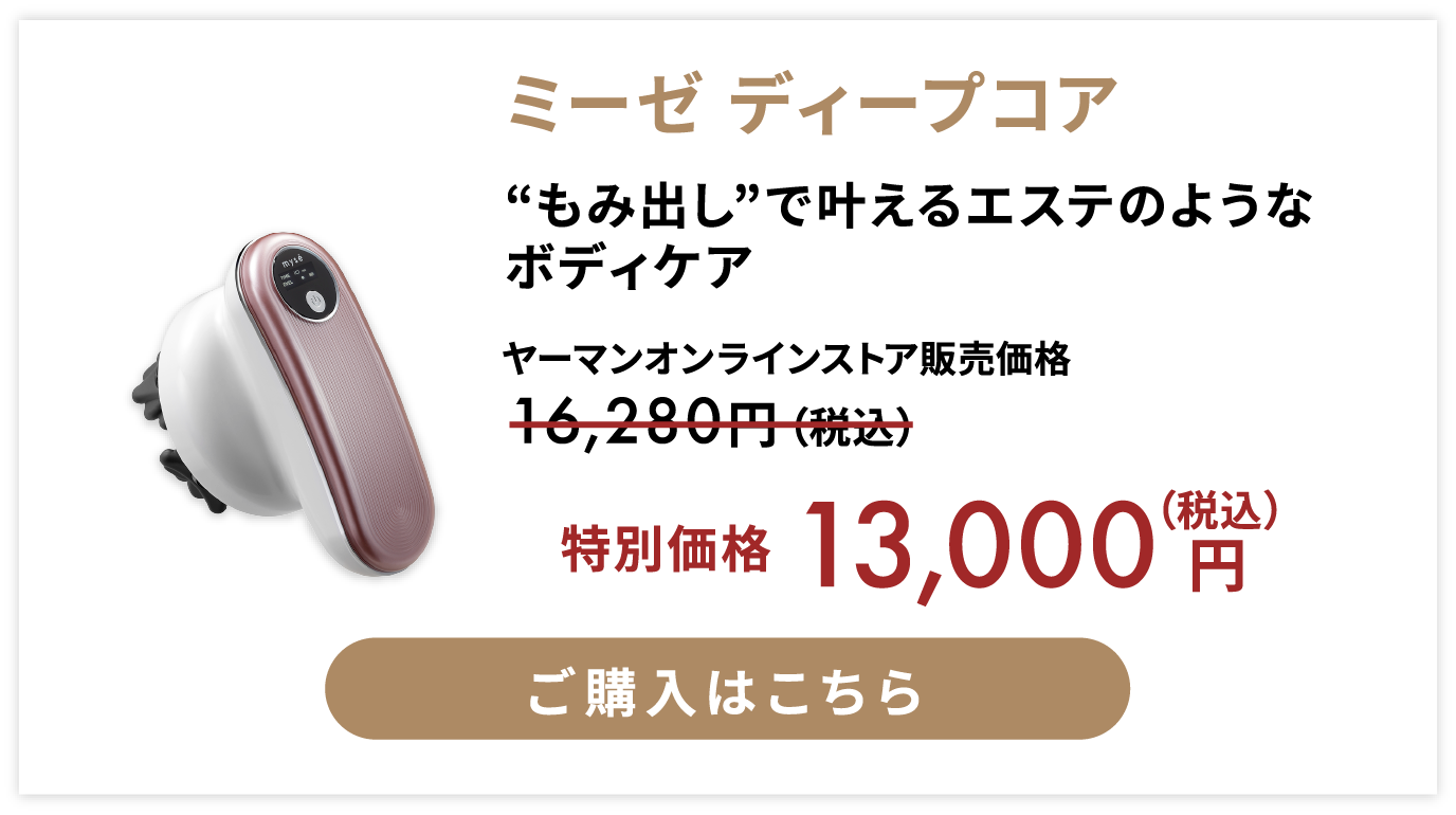 ミーゼ ディープコア 特別価格 税込1万3千円