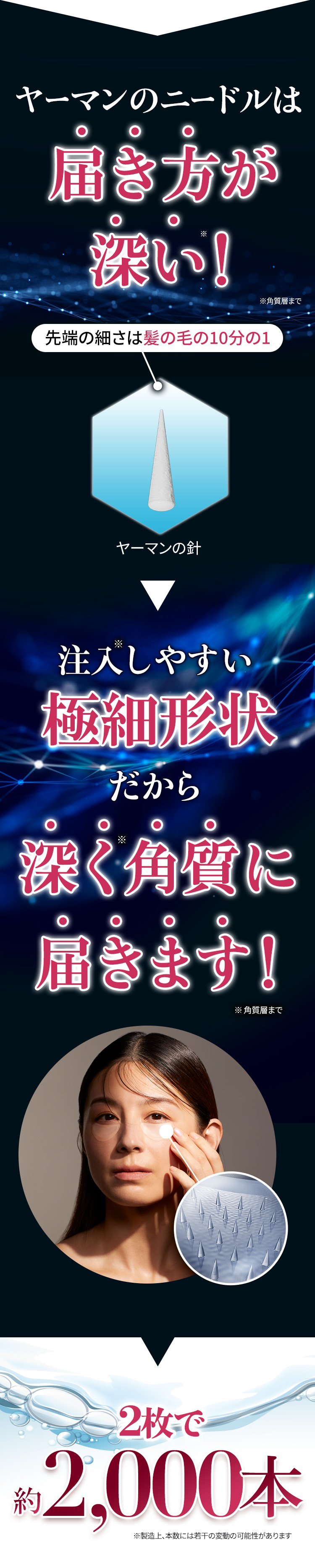 2枚で約2000本