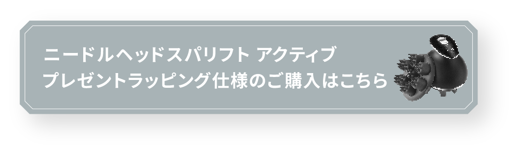 ニードルヘッドスパリストアクティブプレゼントラッピング仕様のご購入はこちら